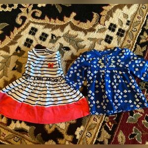 Newborn Carter’s Baby girl dress and top